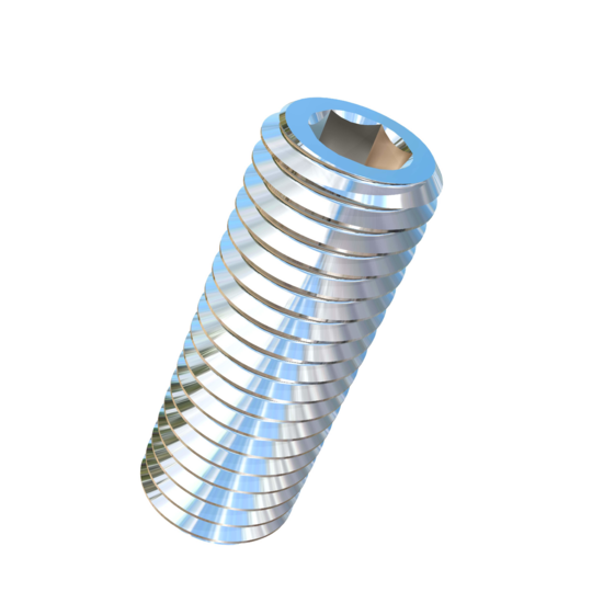Titanium 5/8-11 X 1-3/4 inch UNC Allied Titanium Set Screw, Socket Drive with Flat Point